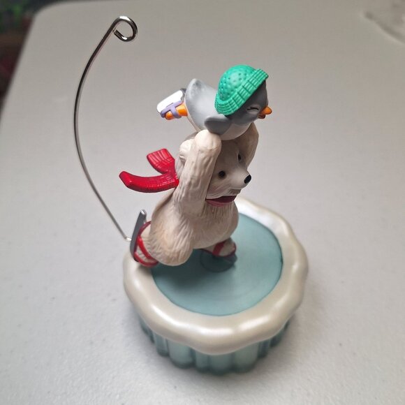 Hallmark Keepsake Skating Snowball & Tuxedo Magic Motion Ornament Christmas 2023 - Picture 3 of 12
